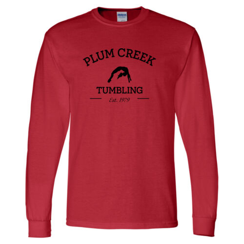 Long Sleeve T-Shirt w/ Back Name Option - Black Thumbnail