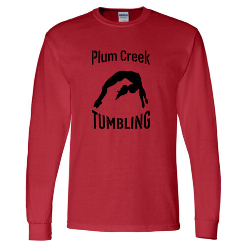 Long Sleeve T-Shirt w/ Back Name Option - Black Thumbnail