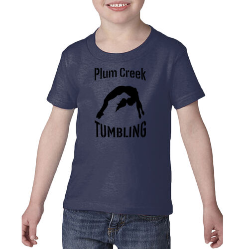 Toddler T-Shirt w/ Back Name Option - Black Thumbnail