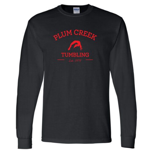 Long Sleeve T-Shirt w/ Back Name Option - Red Thumbnail