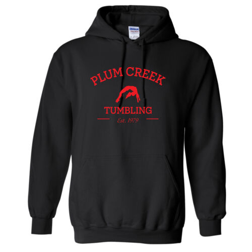 Hooded Sweatshirt w/ Back Name Option - Red Thumbnail