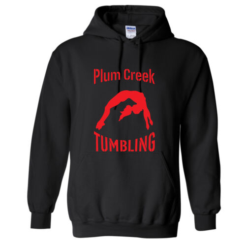 Hooded Sweatshirt w/ Back Name Option - Red Thumbnail