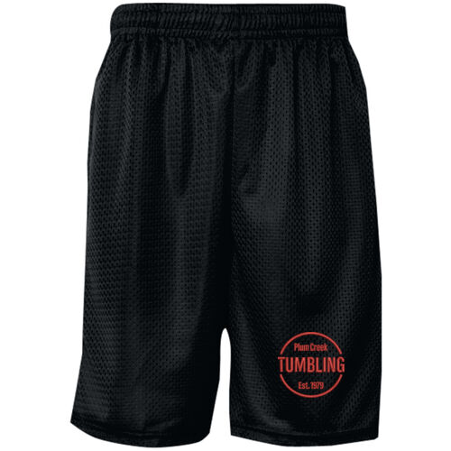 Pro Mesh 9" Inseam Pocketed Shorts - Red Thumbnail
