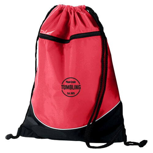 Tri-Color Drawstring Backpack w/ Name Option Thumbnail