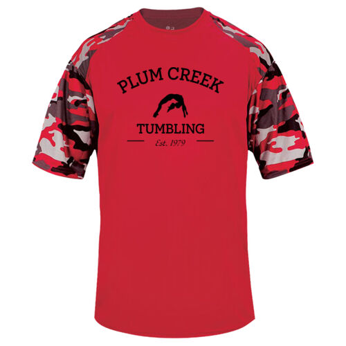 Camo Sport T-Shirt w/ Back Name Option - Back Thumbnail