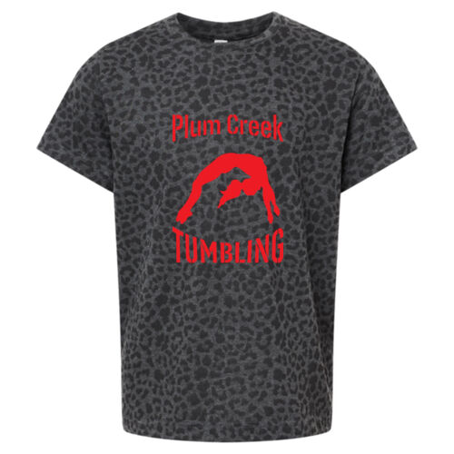 Youth Fine Jersey T-Shirt w/ Back Name Option - Red Thumbnail