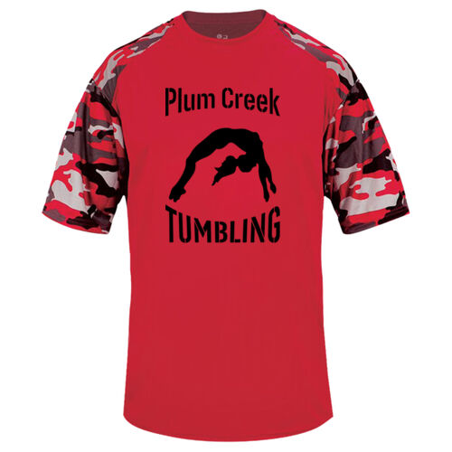 Camo Sport T-Shirt w/ Back Name Option - Back Thumbnail