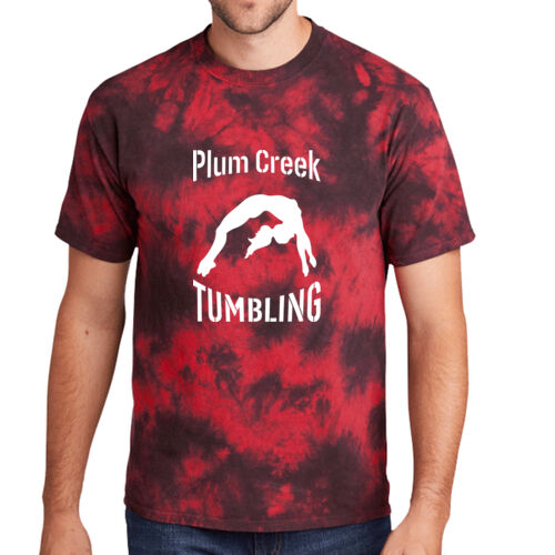 ® Crystal Tie Dye Tee w/ Back Name Option - White Thumbnail