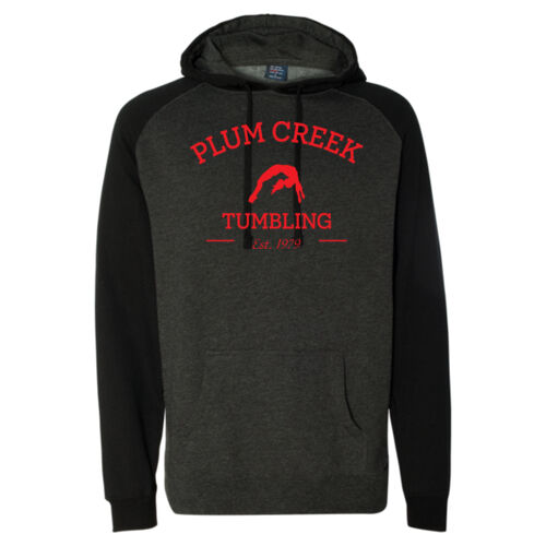 Raglan Hooded Pullover w/ Back Name Option Thumbnail