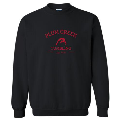Heavy Blend Crewneck Sweatshirt w/ Back Name Option - Red Glitter Thumbnail