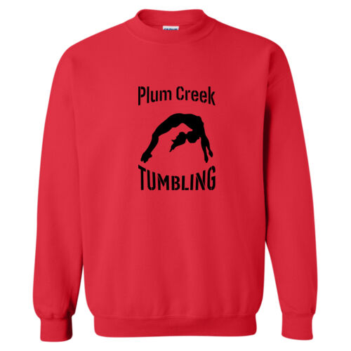 Heavy Blend Crewneck Sweatshirt w/ Back Name Option - Black Glitter Thumbnail